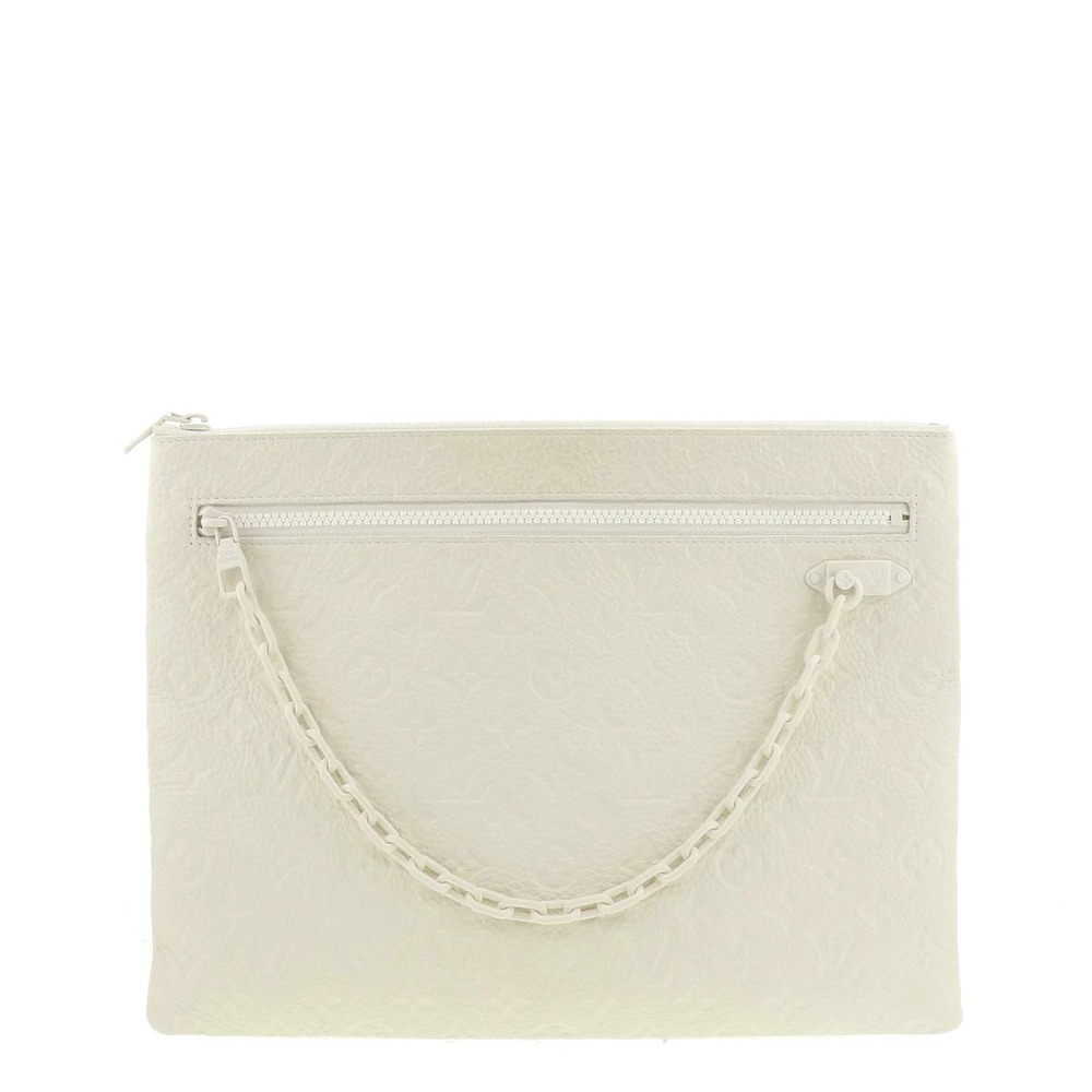 LOUIS VUITTON Pochette Virgil Abloh Bag Shoulder Clutch White